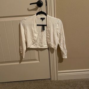 The Limited white shrug size XS
